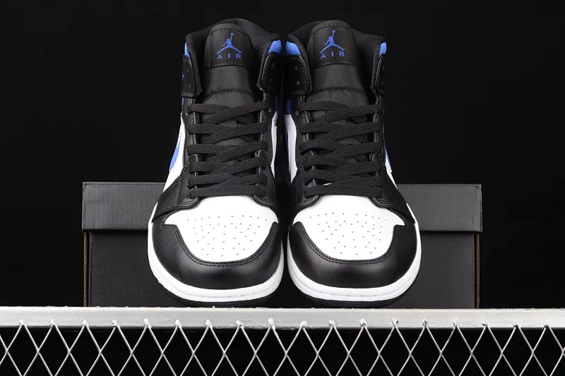 All categories Air Jordan Jordan series basketball shoes Air Jordan 1 Mid G version pure original Air Jordan 1 Mid AJ1 Joe 1 Royal Blue China basketball shoes 554724-140